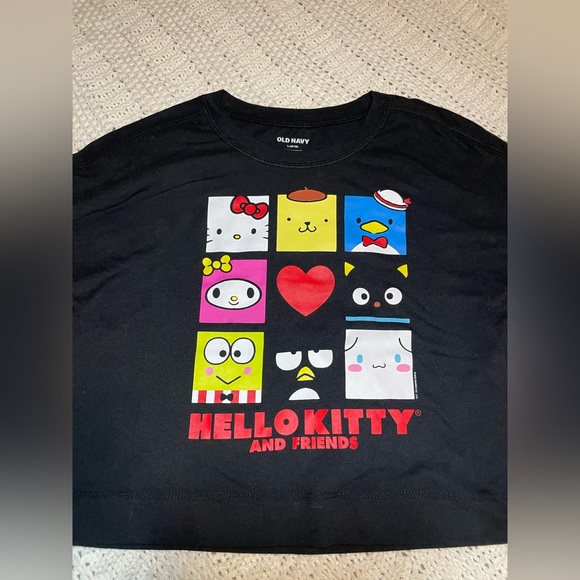 Girls Hello Kitty Crop Top - Picture 2 of 4